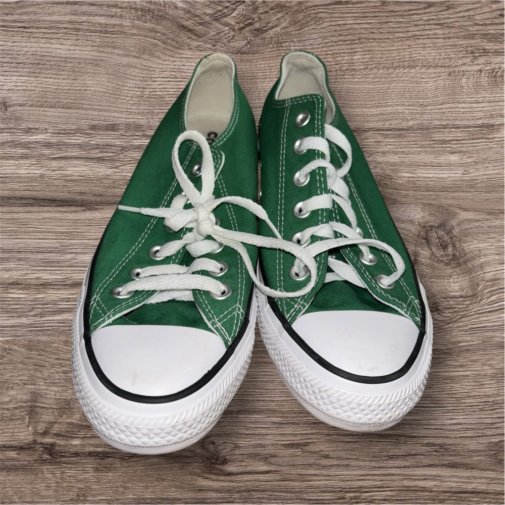Green Canvas Sneakers